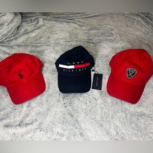 Polo/Tommy Hilfiger Baseball Cap Bundle